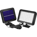 Super Luminária Solar 56 LEDs com Sensor de Movimento – 3 Modos de Iluminação e Proteção à Prova d’Água