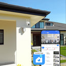 PTZ Security Camera Full HD 1080P Rotation 360 ° Self-Tracking Night Vision 40m Micro SD 2.4GHz External Internal