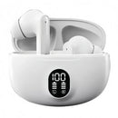 Fone de ouvido Bluetooth sem fio TWS 9D display digital toque esportes, bateria com duração de 12 horas