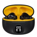 Fone de ouvido Bluetooth sem fio TWS 9D display digital toque esportes, bateria com duração de 12 horas