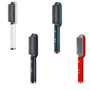 Portable Electric Straighthering Brush with Burn-Burning Bristles Temperature Adjustment Ergonomic Design Ideal for Straight Hair