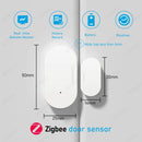 Zigbee Door Window Sensor Open Close Detector Smart Home Security Alarm Burglar Door Sensor Works With Alexa Home Assistant Z2M