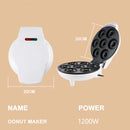 Mini Electric Donuts Making Machine 7 Holes 110V 220V 1200W DIY Cake Baking Kitchen Utensil