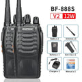 2/4PCS Baofeng BF-888S V2 Walkie Talkie Dual Band Portable Long Range UHF 400-470MHz USB/EU/US Ham Two Way Radio for Hunting