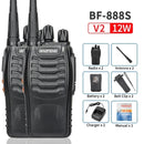 2/4PCS Baofeng BF-888S V2 Walkie Talkie Dual Band Portable Long Range UHF 400-470MHz USB/EU/US Ham Two Way Radio for Hunting