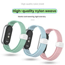 Nylon Strap for Xiaomi Mi Band 10 9 8 reathable wristband Smartwatch Bracelet for Xiaomi Mi Band 10 9 8 magnetic buckle strap
