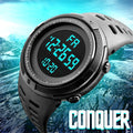 Men's sports watch, outdoor mountaineering and running digital countdown electronic men's watch, student's first choice LED cloc