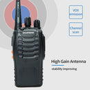 2/4PCS Baofeng BF-888S V2 Walkie Talkie Dual Band Portable Long Range UHF 400-470MHz USB/EU/US Ham Two Way Radio for Hunting