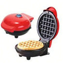 Multi functional mini waffle maker with non stick surface, suitable for quick breakfast, snacks and desserts