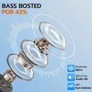 Fone de Ouvido Bluetooth 5.3, Sem Fio Bluetooth À Prova D'água HiFi Com Cancelamento De Ruído, IPX6 à Prova D'água e Leve