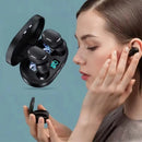 Fones de ouvido sem fio Bluetooth Sports Earphones 5.0 Redução de ruído no ouvido estéreo Soft Earbuds