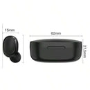 Fones de ouvido sem fio Bluetooth Sports Earphones 5.0 Redução de ruído no ouvido estéreo Soft Earbuds