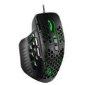 SOLAKAKA SM809 Wired Gaming Mouse PAW3311 Programmable Macro 16 Side Buttons RGB Ergonomic MMO Mouse Gamer 22800DPI