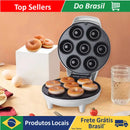 Mini Electric Donuts Making Machine 7 Holes 110V 220V 1200W DIY Cake Baking Kitchen Utensil