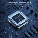 Fone de Ouvido Bluetooth 5.3, Sem Fio Bluetooth À Prova D'água HiFi Com Cancelamento De Ruído, IPX6 à Prova D'água e Leve