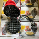Multi functional mini waffle maker with non stick surface, suitable for quick breakfast, snacks and desserts