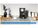 Electric Coffee Maker Electrolux Efficient ECM10 15 Coffees Black and Granite Gray - 220V