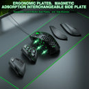 SOLAKAKA SM809 Wired Gaming Mouse PAW3311 Programmable Macro 16 Side Buttons RGB Ergonomic MMO Mouse Gamer 22800DPI