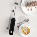 New Electric Milk Frother 2 In 1 Rechargeable Blender Stainless Steel 3 Speeds Coffee Mixer Egg Beater Handheld Foam Maker Tools