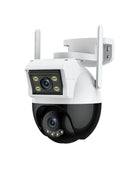 Brazil Outdoor Wireless Security IP Camera 4K 8MP HD Dual Lens External Wifi PTZ Camera Auto Tracking Street Surveillance Camera